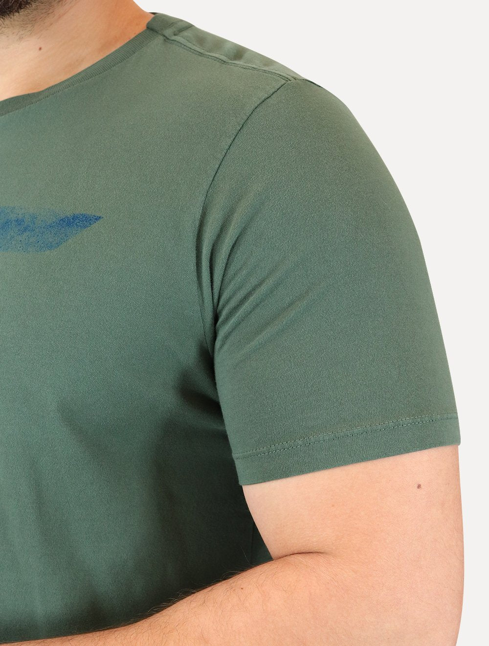 Camiseta Ellus Masculina Cotton Fine Maxi Easa Classic Verde