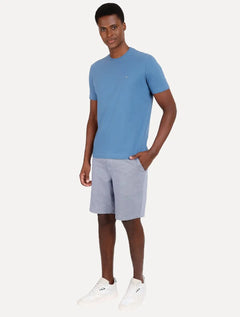 Bermuda Aramis Masculina Chino Nature Azul Marinho Mescla
