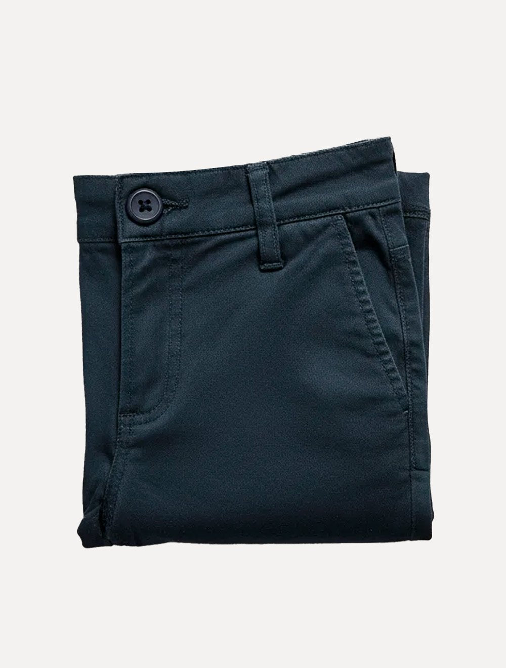 Bermuda Calvin Klein Infantil Slim Color Chino Azul Marinho