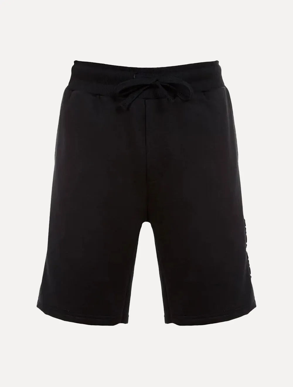 Bermuda John John Masculina Moletom Black Embossed Logo Preta