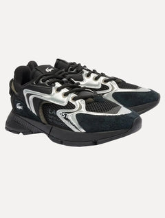 Tênis Lacoste Masculino L003 Neo Contrasted Textile Blk/Wht Preto