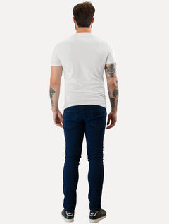Camiseta Guess Masculina Patch Logo Branca