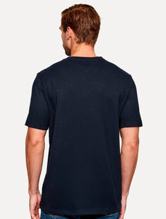 Camiseta Tommy Hilfiger Masculina Essential V-Neck Cotton Azul Marinho