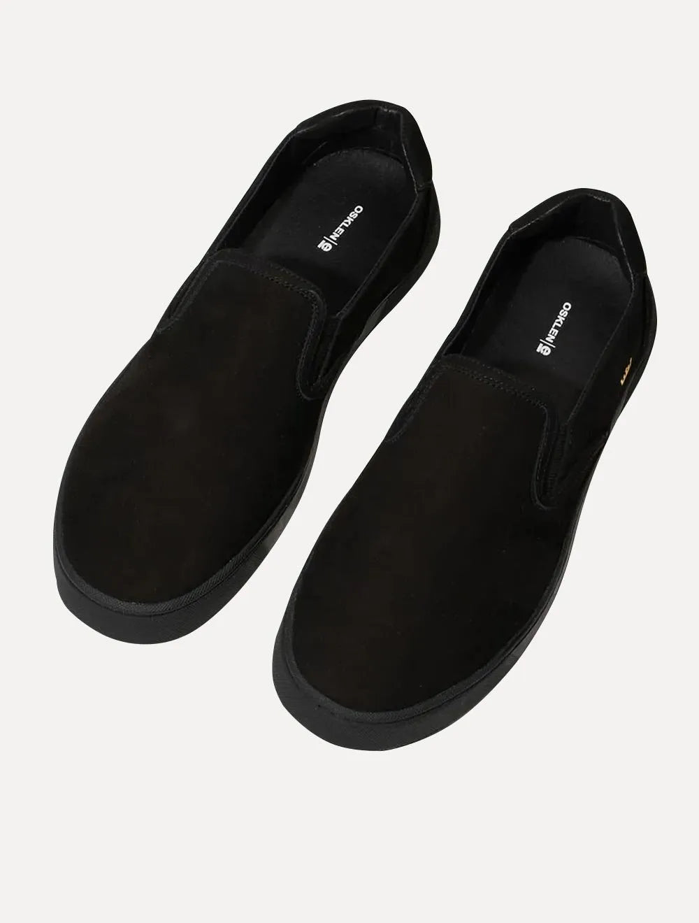 Tênis Osklen Masculino Slip On Bossanova Nobuck Monochromatic Preto