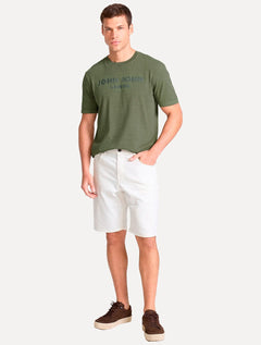Camiseta John John Masculina Regular Fit Form Verde Mescla