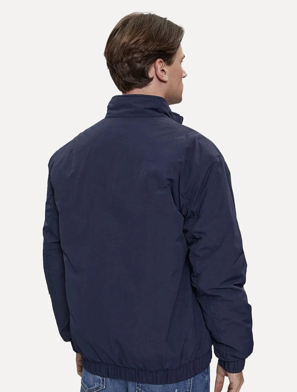 Jaqueta Tommy Jeans Masculina Essential Padded Plain Azul Marinho
