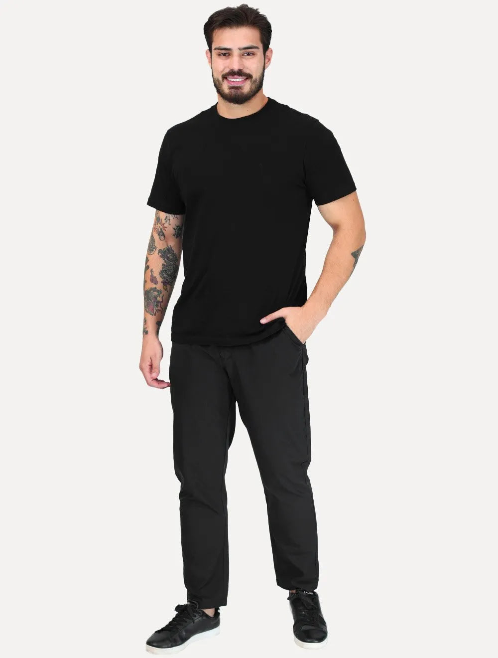 Calça Dixen Masculina Adaptive com Regulagem no Cós Preta