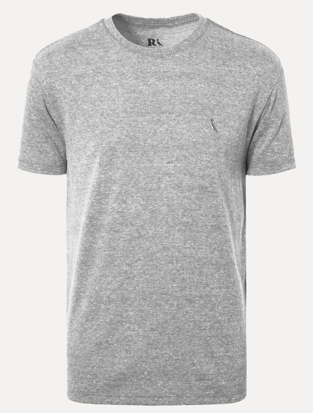 Camiseta Reserva Masculina Lisa Back Woodpecker Cinza Mescla