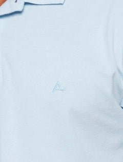 Polo Aramis Masculina Piquet Basic Mono Azul Celeste