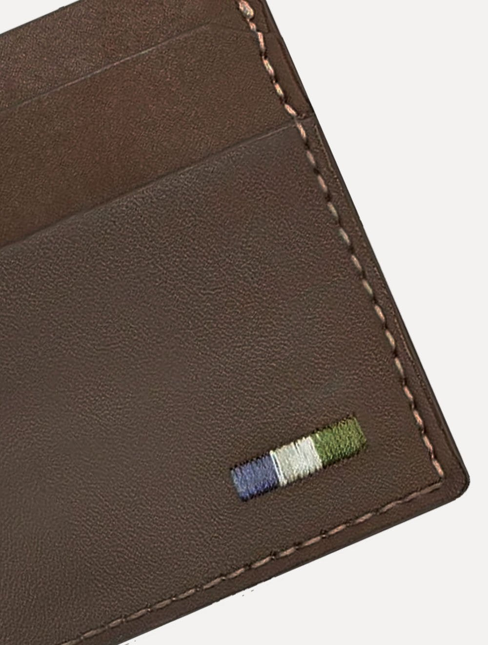 Carteira Reserva Masculina Porta-Cartão Couro Parma Marrom Escuro