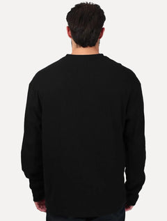 Camiseta Osklen Masculina Manga Longa Maxitexture Preta