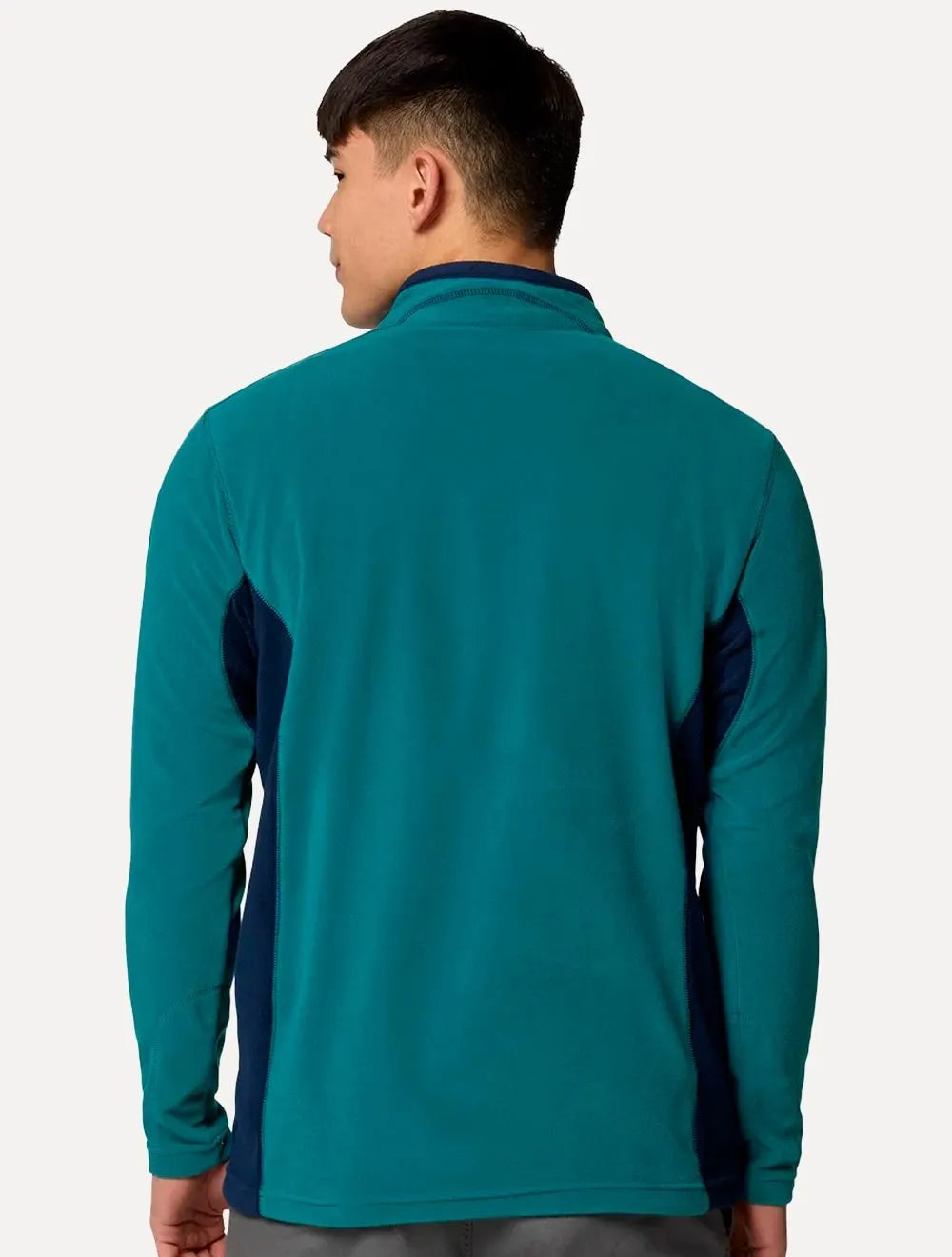 Blusa Columbia Masculina Klamath Range II Half Zip Verde