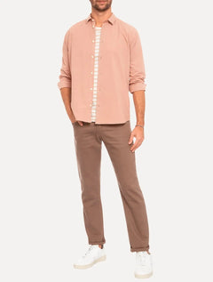 Camisa Reserva Masculina Nova Paraty Rosa Lotus Escuro