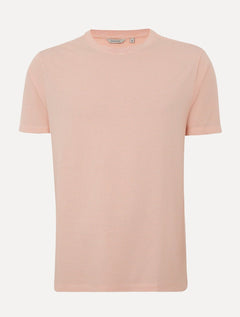 Camiseta Dudalina Masculina Mini Stripes Rosa Claro