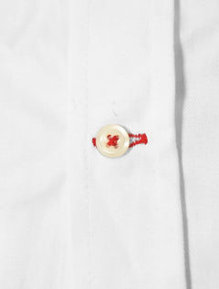 Camisa Tommy Hilfiger Masculina Manga Curta Regular Core Oxford Branca