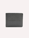 Carteira Calvin Klein Jeans Couro Basic Paquiderme Chumbo