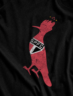 Camiseta Reserva Masculina Bust Woodpecker SPFC Preta