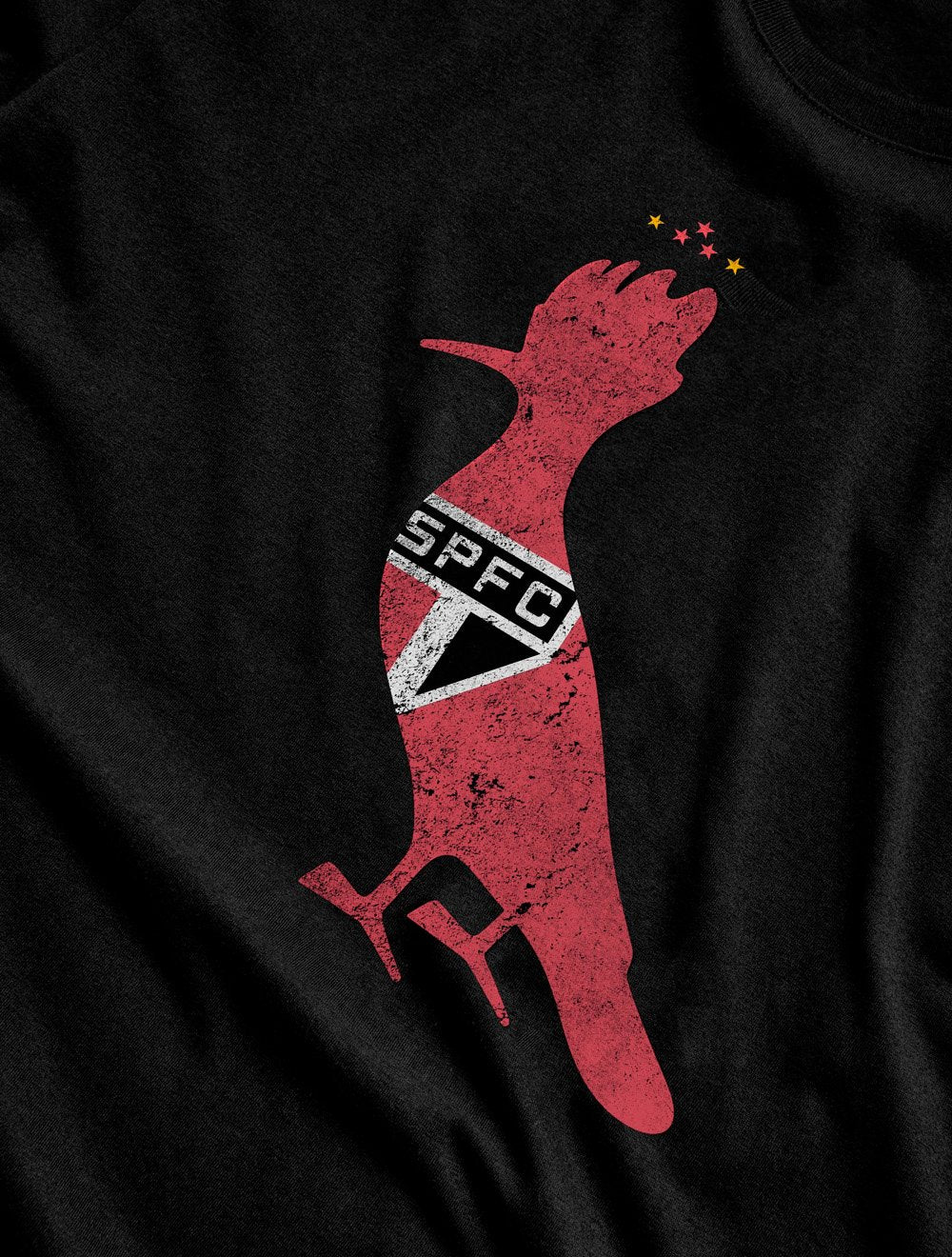 Camiseta Reserva Masculina Bust Woodpecker SPFC Preta