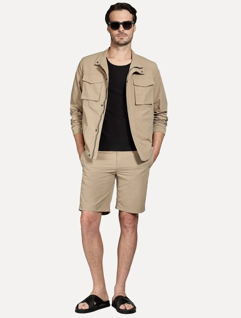 Regata Aramis Masculina Regular Comfort Ribana Lisa Preta
