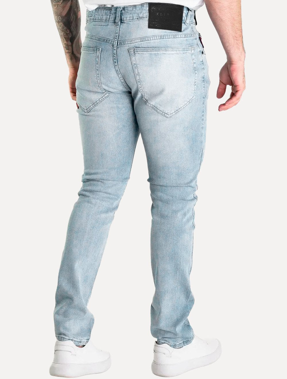 Calça Ellus Jeans Masculina Skinny First Blue 5 Pockets Azul Claro