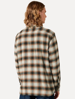 Camisa Levis Masculina Jackson Worker Xadrez Marrom