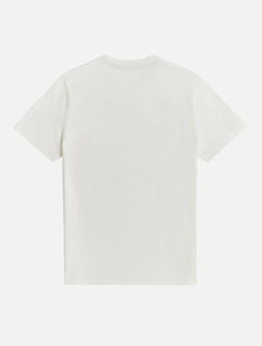 Camiseta Fred Perry Masculina Regular Crewneck Logo Branca