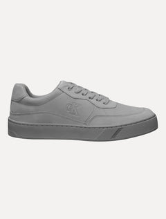 Tênis Calvin Klein Jeans Masculino Palito Side Nobuck Cinza
