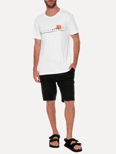 Camiseta Osklen Slim Stone Osklensurng Traco Branca