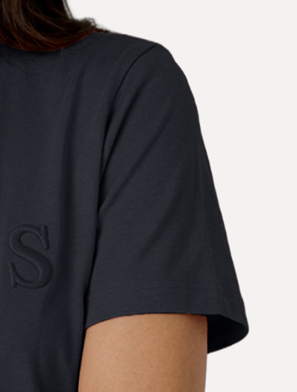 Camiseta Guess Feminina Los Angeles Embroidery Logo Azul Marinho