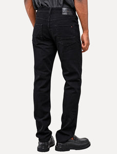 Calça Tommy Hilfiger Masculina Slim Straight Denton Chelsea Preta
