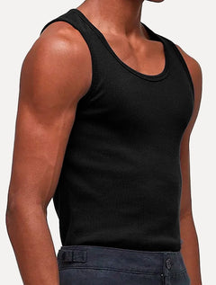 Regata Osklen Masculina Slim Rib Preta