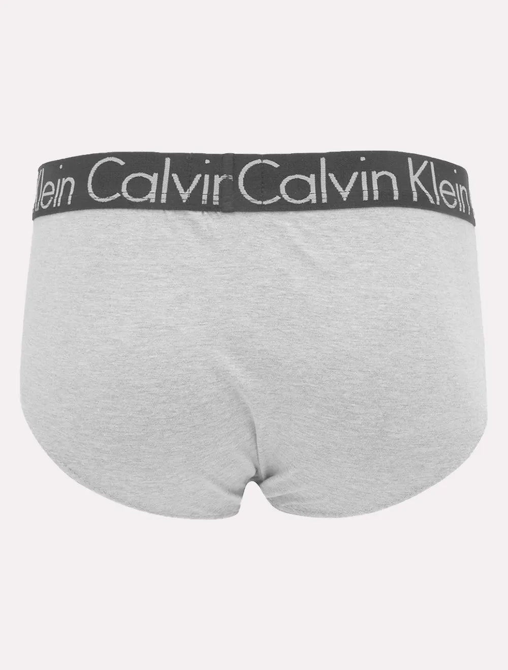 Cueca Calvin Klein Brief Cotton Stretch C11.03 CZ05 Preta e Cinza Pack 2UN