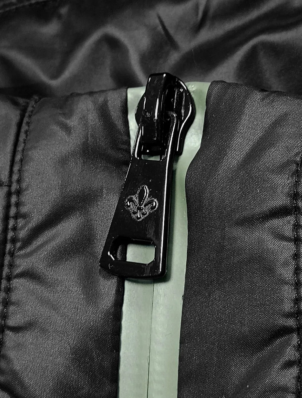 Jaqueta Dudalina Masculina Puffer Nylon WR Preta