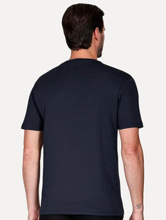 Camiseta Aramis Masculina Basic Lisa Mono Liquid Cotton Azul Marinho