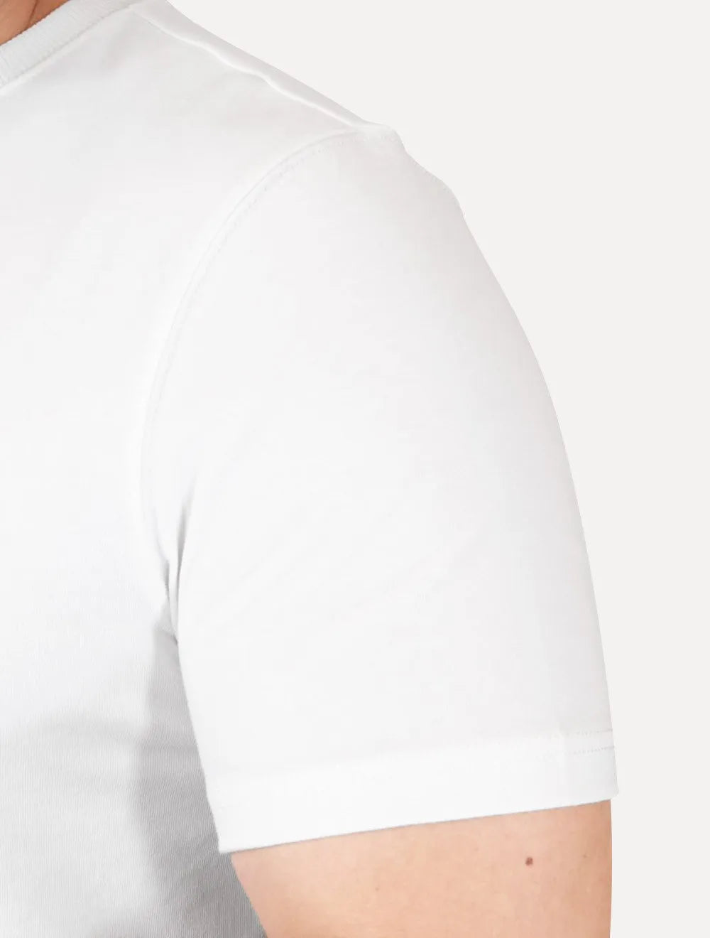 Camiseta Tommy Hilfiger Masculina Icon Gold Branca