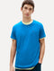 Camiseta Tommy Jeans Masculina Regular Jersey C-Neck Flag Azul