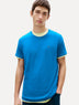 Camiseta Tommy Jeans Masculina Regular Jersey C-Neck Flag Azul