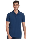 Polo Aramis Masculina Piquet 3D Logo Bordado Azul Escuro