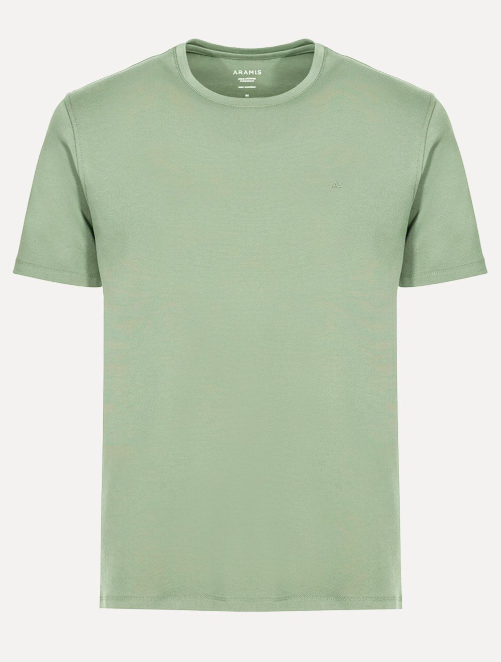 Camiseta Aramis Masculina Basic Lisa Mono Icon Verde Menta