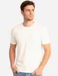 Camiseta King & Joe Masculina Cotton Premium Flex Off White