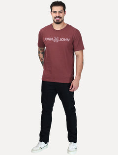 Camiseta John John Masculina Fit Basic Vinho