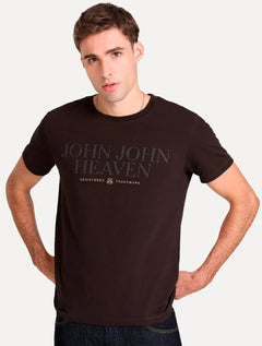 Camiseta John John Masculina Slim Fit Shape Marron