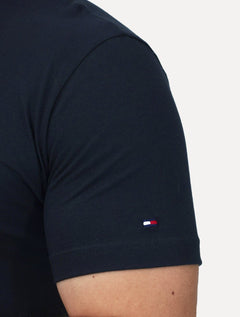 Camiseta Tommy Hilfiger Masculina Brand Love Big New Logo Azul Marinho
