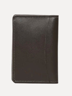 Carteira Aramis Masculina Couro Slim Basic Vertical Marrom Café