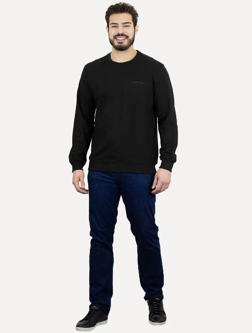Moletom Calvin Klein Masculino Logo New York Preto