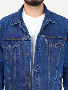 Jaqueta Levis Jeans Masculina Trucker Relaxed Azul Escuro A57820104
