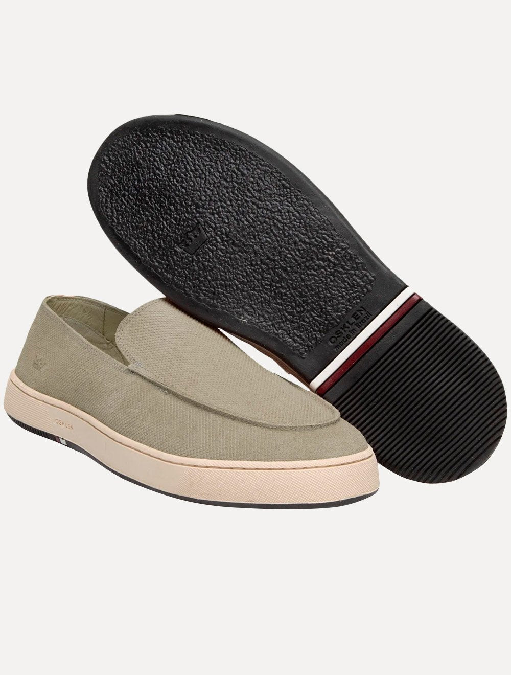 Tênis Osklen Masculino Texture Moc Soho Soft Cáqui