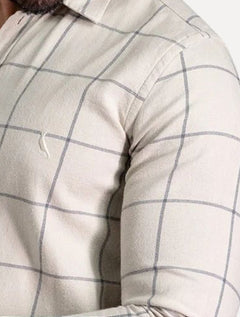 Camisa Reserva Masculina Flanela Xadrez Speed Areia