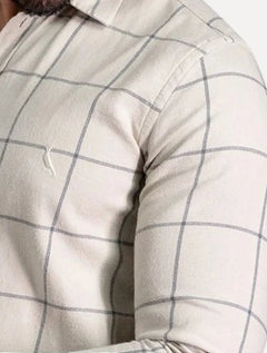 Camisa Reserva Masculina Flanela Xadrez Speed Areia