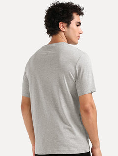 Camiseta Tommy Hilfiger Masculina Chest Insert Logo Cinza Mescla